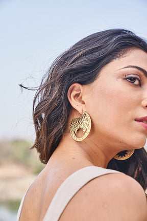 Buy Gold Earrings for Women by Ne Nepal Online | Ajio.com